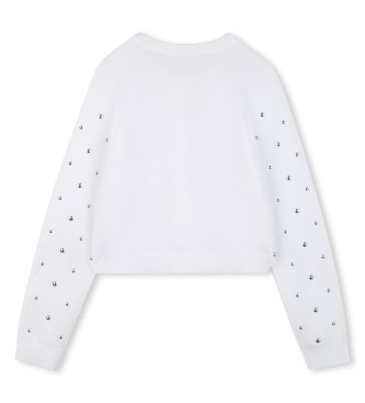 Michael Kors White knitted jacket