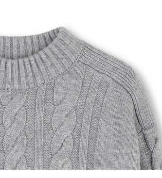 Michael Kors Maglia grigia a trecce