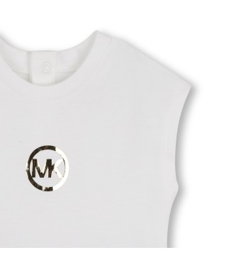 Michael Kors Bimaterial dress blue