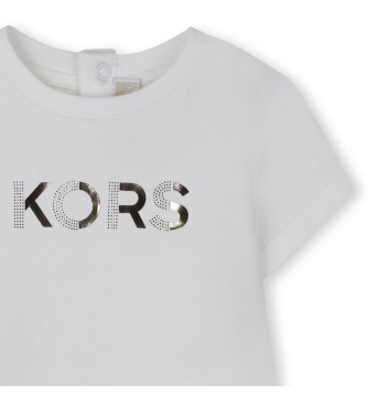 Michael Kors Gold Bimaterial Dress