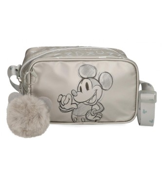 Disney Bandolera Mickey 100 pequea gris