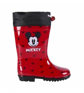Disney Rote Mickey-Regenstiefel