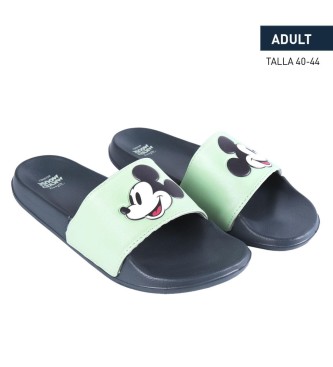 Disney Flip Flops Mickey Green