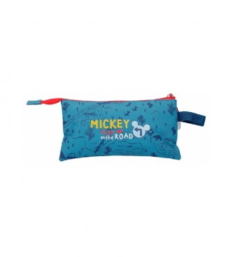 Disney Mickey Road Trip pennenbakje met drie compartimenten blauw
