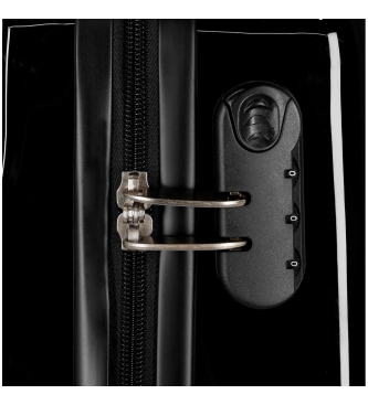 Joumma Bags Prtljažni set Mickey 34 L / 70L v črni barvi -38x55x20 / 48x68x26cm