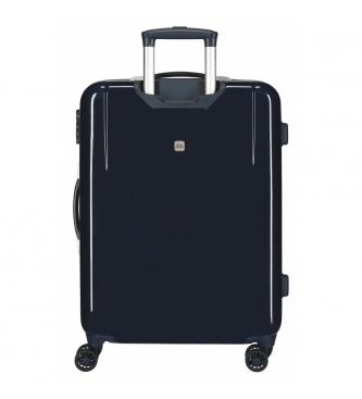 Joumma Bags Ensemble de bagages rigide Mickey 34 L / 70L Celui en bleu -38x55x20x20 / 48x68x26cm