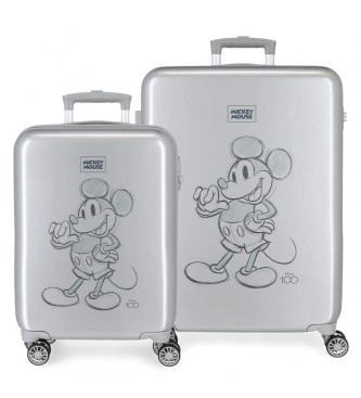 Disney Set di 100 valigie rigide Mikey 55-65 cm