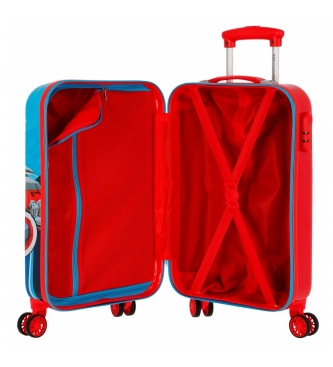 Disney Vamos enrolar a mala Mickey Vermelha -34x66x10cm