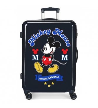 Joumma Bags Valise moyenne Mickey rigide 68cm La valise bleue 70L / -48x68x26cm