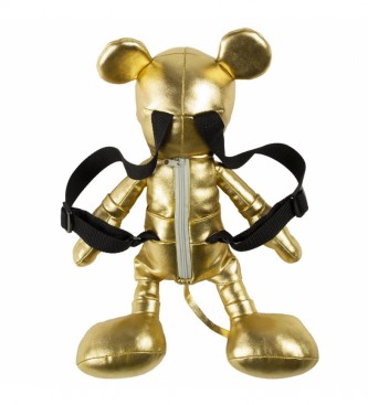 Cerdá Group Backpack plush Mickey golden -18x40x15cm