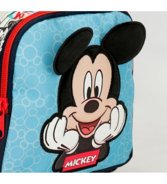 Disney Mickey Be Cool 38cm rygsk med trolley bl