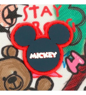 Disney Mickey Be Cool Ryggsck med tv hjul och tv fack bl