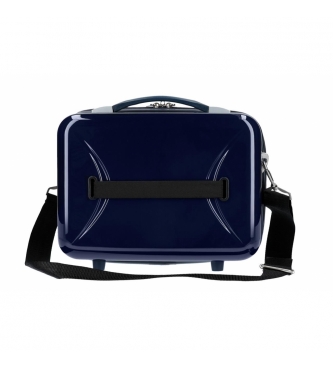 Joumma Bags Toilet bag adaptable to Mickey Enjoy the Day Blue trolley -29x21x15cm