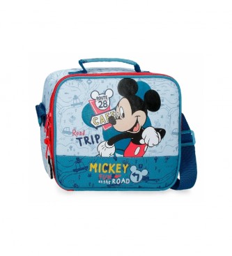 Disney Kosmetyczka Mickey Road Trip z paskiem na ramię, niebieska