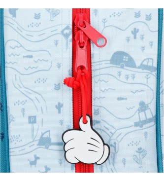 Disney Trousse de toilette Mickey Road Trip avec bandoulire bleue