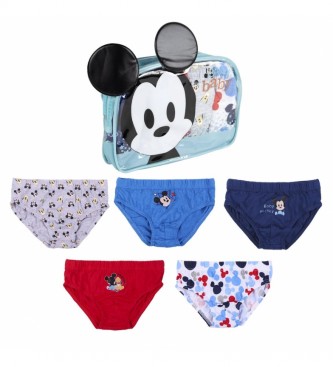 Cerd Group Pakke med 5 flerfarvede Mickey-underbukser