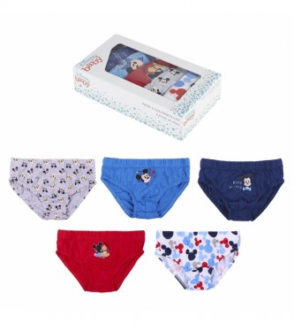 Cerd Group Pack 5 Calzoncillos Slips Mickey Multicolor