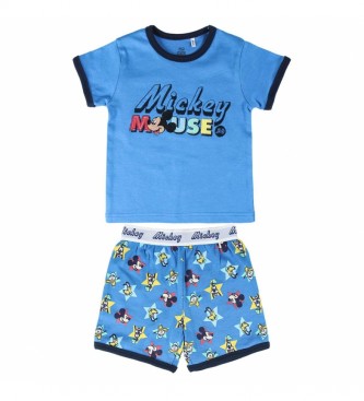 Disney Pyjama 2 pices Mickey Bleu