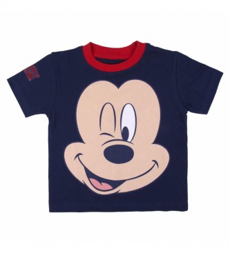 Disney Pijama 2 Piezas Mickey Rojo Marino, Rojo