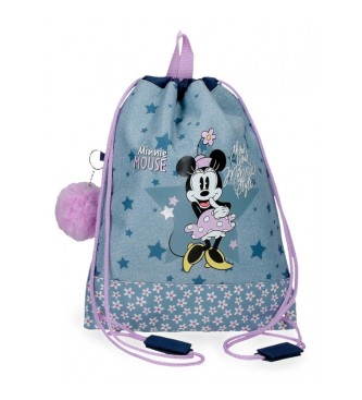Disney Snack taske Minnie Style bl -27x34x0,5cm