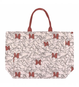 Cerd Group Handbag Handles Cotton beige, red - 48x4x17cm - - Beige, red