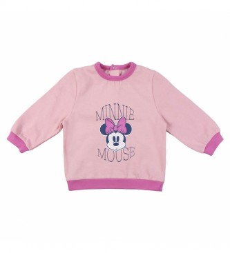 Cerd Group Cotton Brushed Tracksuit 3 Pieces Minnie pink