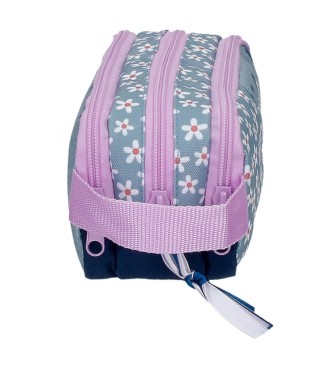 Disney Minnie Style torbica za svinčnike s trojno zadrgo, modra -22x10x9cm