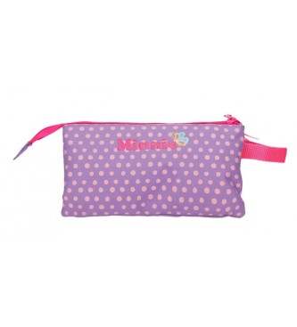 Disney Minnie Today is my day lilac three compartments pencil case