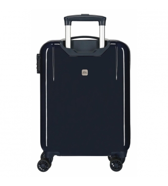 Joumma Bags Minnie suitcase set rigid 70L / 34L Rock Dots Blue -38x55x20 / 48x68x25cm
