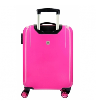Joumma Bags Set of Minnie suitcases rigid 70L / 34L Sunny Day Flowers Fuchsia -38x55x20 / 48x68x25cm