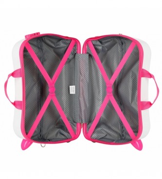 Joumma Bags Suitcase with 2 multidirectional wheels Minnie Good Mood -39x50x20cm-