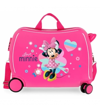 Joumma Bags Minnie Love 2 wiel multidirectionele trolley koffer -38x50x20cm