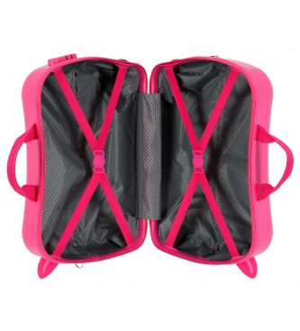 Disney Suitcase for riders Minnie Hi love 2 multidirectional wheels -38x50x20cm