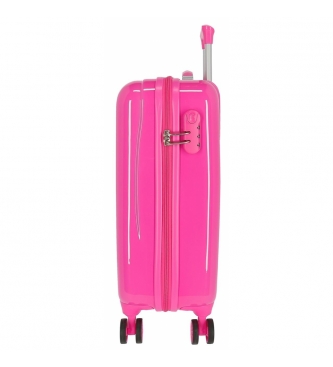 Joumma Bags Minnie Cabin kuffert 55cm Sunny Day Fuchsia -38x55x20cm