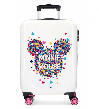 Disney Kuffert Minnie Magic Hvid, Pink -36x55x20cm