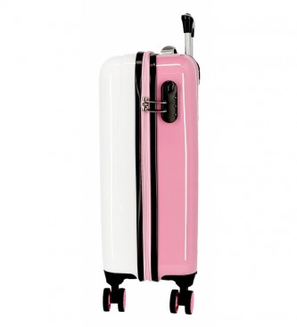 Disney Kuffert Minnie Magic Hvid, Pink -36x55x20cm