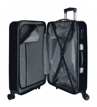 Joumma Bags Medium suitcase Minnie rigid 68cm Rock Dots Blue 70L / -48x68x26cm