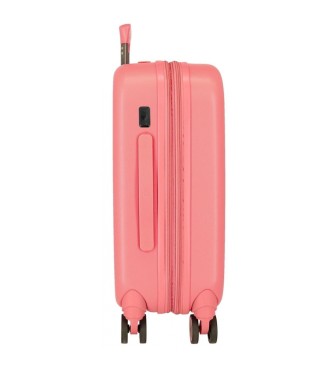 Disney Cabin size suitcase Disney 100 Happiness with expandable 55 cm Coral