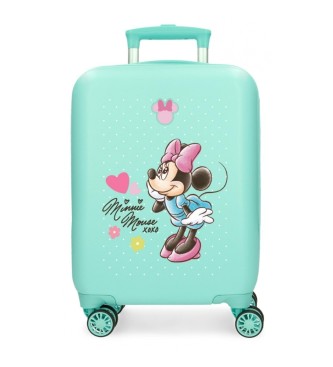 Disney Kuffert i kabinestrrelse Minnie imagine rigid 50 cm turkis
