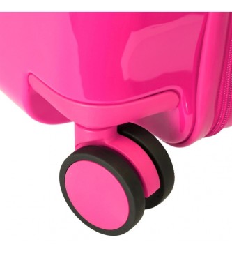 Disney Otroški kovček na 4 kolesih Minnie Super Helpers roza
