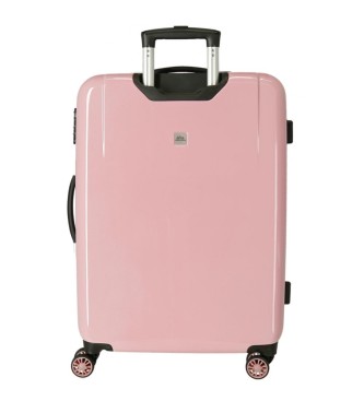 Minnie Minnie and Mickey Paris 68 cm pink medium-sized hard sided suitcase