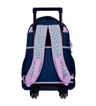 Disney Minnie Style 2R Rucksack mit Rdern blau -32x43x21cm