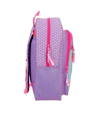 Disney Minnie today is my day sac  dos scolaire 40 cm lilas adaptable au panier