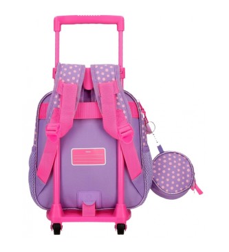 Disney Minnie Heute ist mein Tag Kinderzimmer Rucksack mit Trolley 25 cm lila