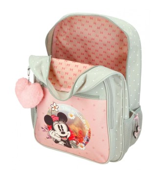 Disney Minnie Wild nature backpack with trolley green