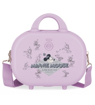 Disney Disney ABS Toilet Bag 100 Happiness Adaptable Lila