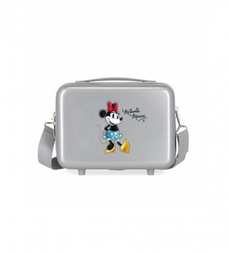Disney Disney 100 Joyful Minnie ABS Torba toaletowa szara