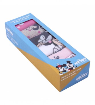 Cerd Group Pack of 5 multicoloured Minnie socks