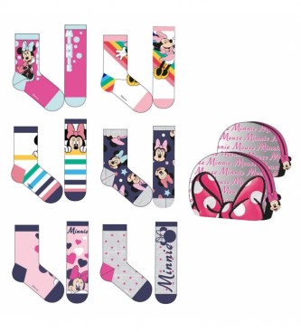 Cerd Group Pakke med 6 par flerfarvede Minnie-sokker