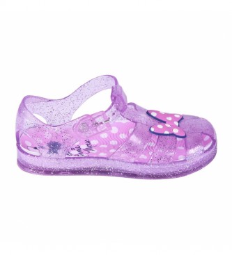 Disney Lilla glitter sandaler